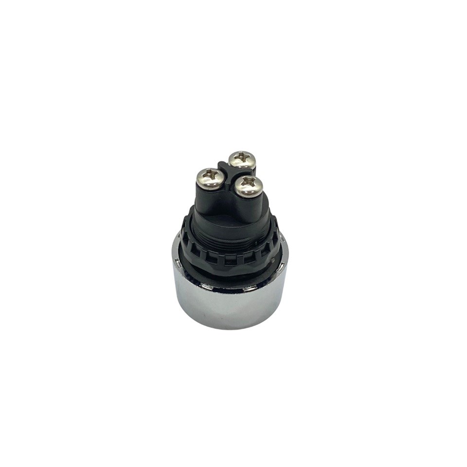 MARŞ BUTONU 3 UCLU VİDALI (ENGINE START BUTON) (22 MM) KROM-KIRMIZI