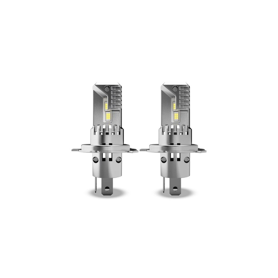 OSRAM 12V H4/H19 XENON LED FAR AMPUL SETİ 25W + %120 PARLAK IŞIK 6500K 2000 LÜMEN P43T/PU43T
