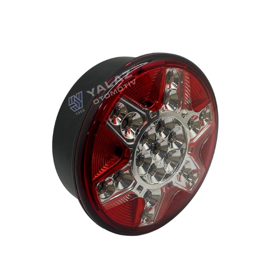 FARPLAS 24V PARK-SİNYAL LAMBASI LEDLİ (YUVARLAK) GÜLERYÜZ COBRA-MITSUBISHI-OTOKAR-TEMSA (122 MM)