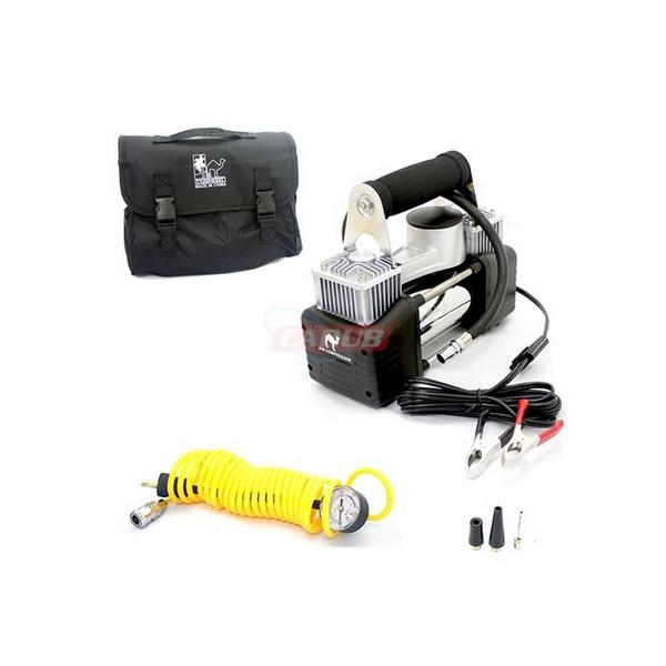 12V LASTİK ŞİŞİRME HAVA KOMPRESÖRÜ METAL ÇİFT PİSTONLU 150 psi