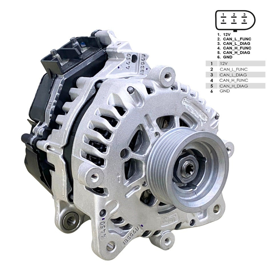 VALEO 48V ALTERNATÖR DİNAMO 250 A AUDI A3/Q3-CUPRA-SEAT LEON-SKODA OCTAVIA IV-VW GOLF VIII 2019 >