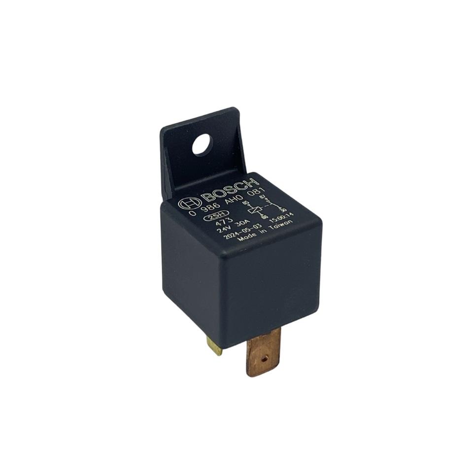 BOSCH 24V RÖLE 4 UÇLU 30 A (70 A TİPİ) (30-85-86-87) TAIWAN
