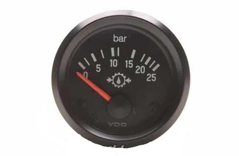 24V YAĞ SAATİ 25 BAR 52 MM