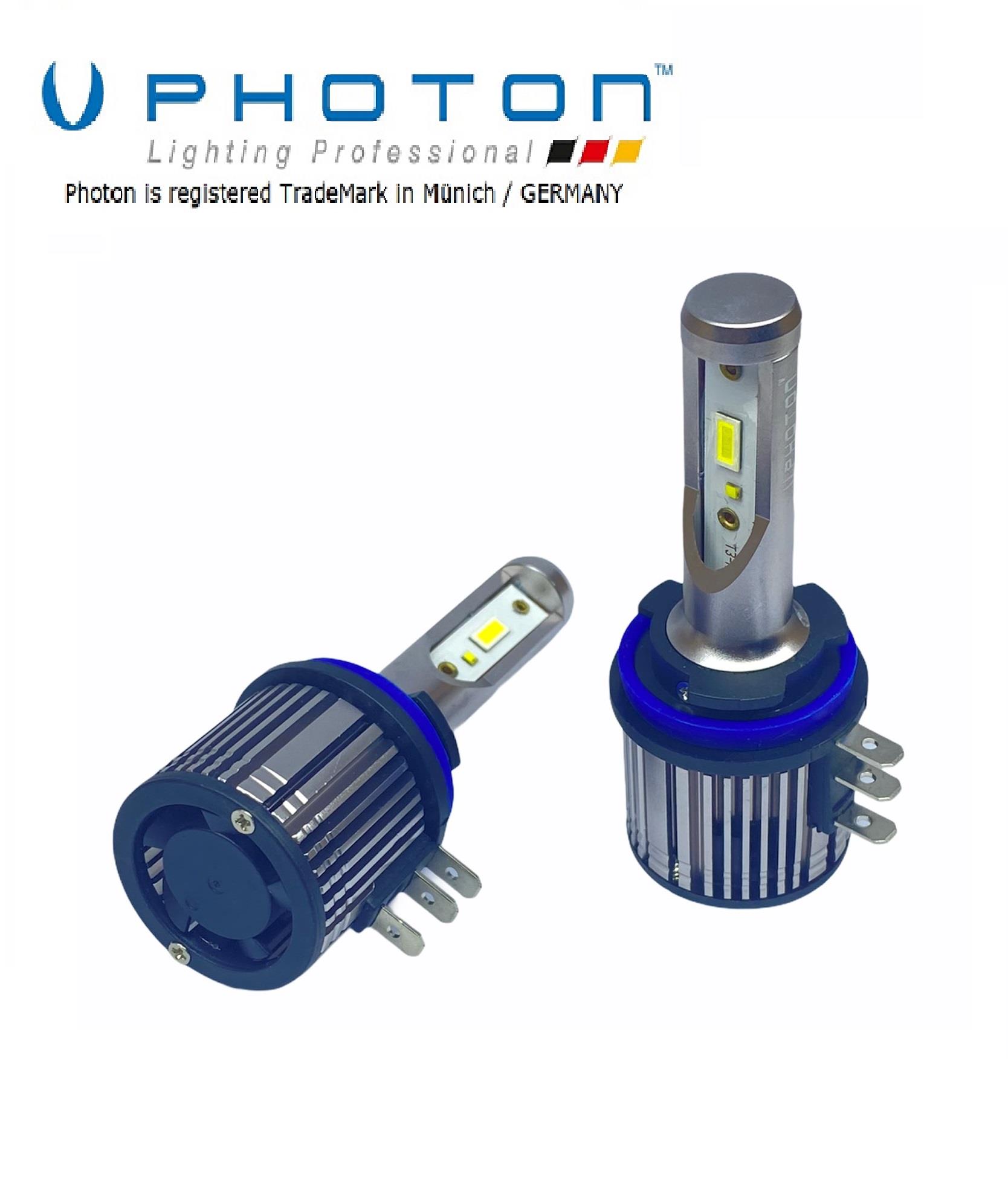 PHOTON 12V H15 CSP LED XENON FAR AMPUL SETİ 6500K 8000 LÜMEN