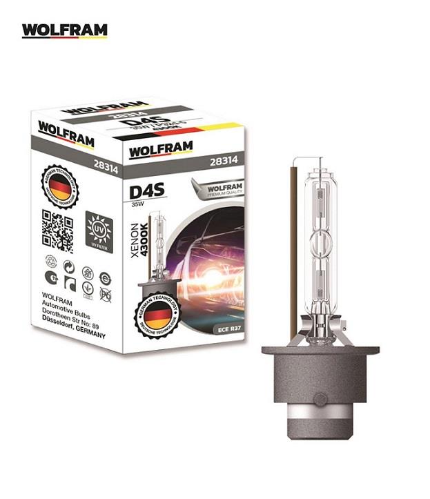 WOLFRAM 12V-85V XENON AMPUL D4S 35W 4300K GERMANY