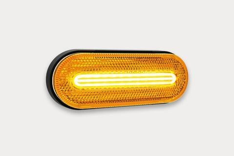 24V YAN SİNYAL LAMBASI DORSE SİDE MARKER (NEON LEDLİ) SARI