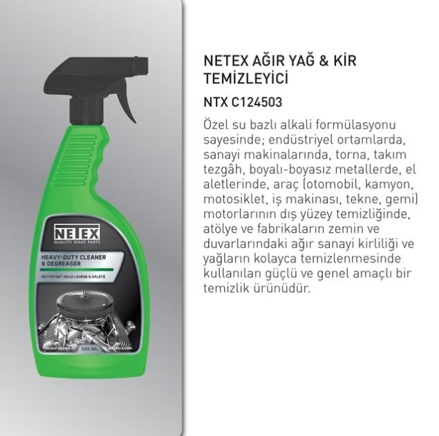 AĞIR KIR VE YAĞ TEMİZLIK SIVISI (SPREY) (500 ML)