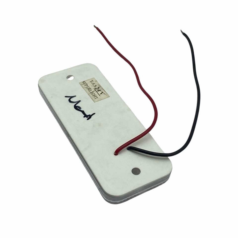 24V YAN SİNYAL LAMBASI SİDE MARKER (4 LEDLİ) (ŞEFFAF-MAVİ) (100*41 MM)