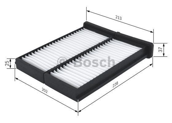 BOSCH POLEN FİLTRESİ MITSUBISHI CARISMA/COLT/LACER/PAJERO/SPACE