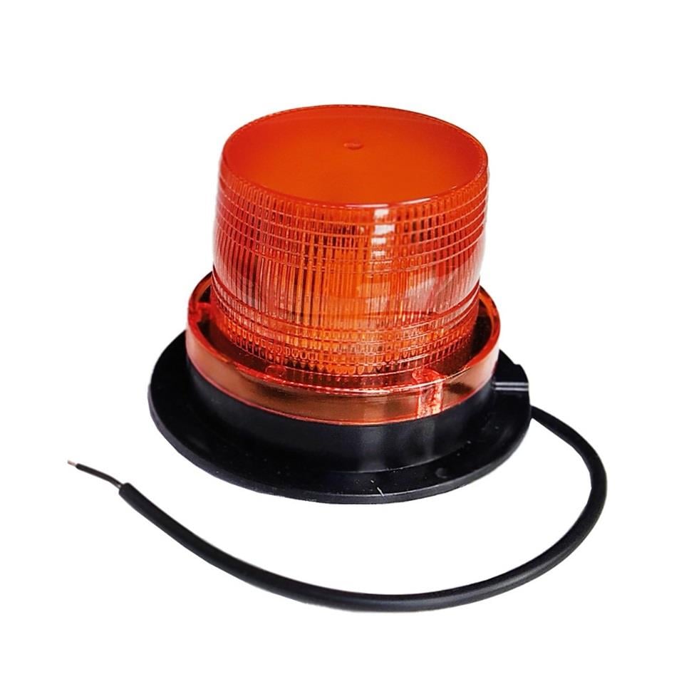 12V-110V ÇAKAR FLAŞ LAMBA LEDLİ KABLOLU SARI