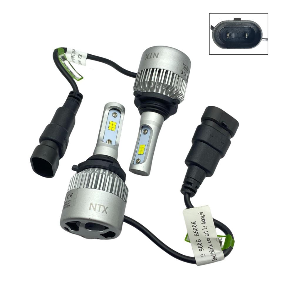 9-32V HB4 9006 CSP LED XENON FAR AMPUL SETİ SÜPER ODAK 6500K 8000 LÜMEN