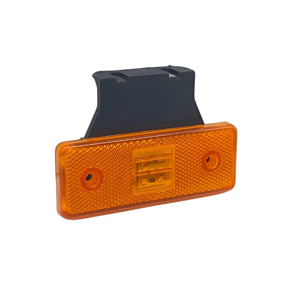 24V YAN SİNYAL LAMBASI DORSE SİDE MARKER SARI (4 LEDLİ)