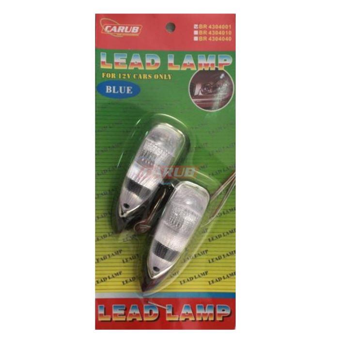 12V DEKOR LAMBA LED YAPIŞTIRMALI MAVİ (2 ADET)