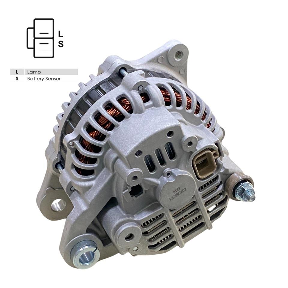 12V ALTERNATÖR DİNAMO MITSUBISHI TİPİ 90 A (L-S) (VAKUMSUZ) MAZDA PICK-UP-MITSUBISHI CANTER/PAJERO