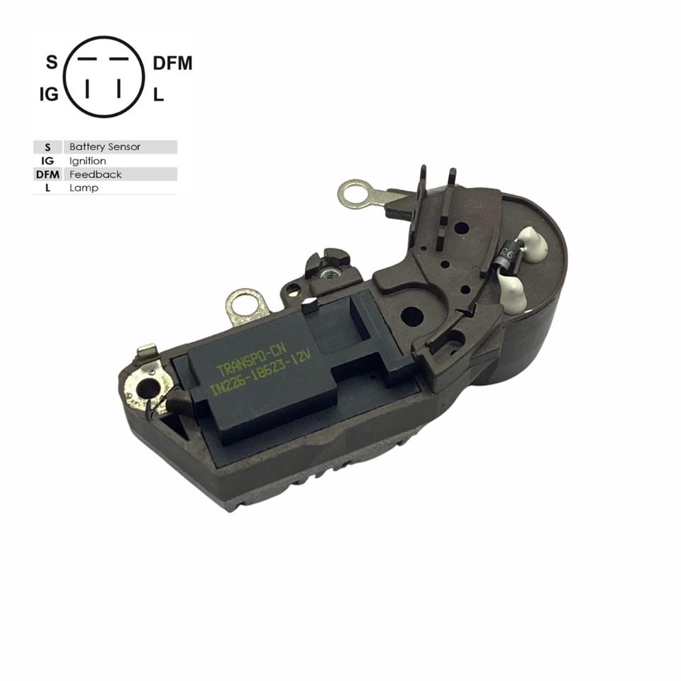 12V ALTERNATÖR KONJEKTÖR (4 FİŞ DİK SOKETLİ) (FR-IG-L-S) HONDA ACCORD/CIVIC 1988-1995