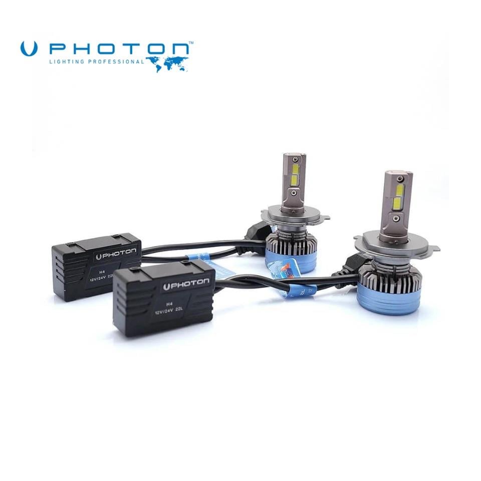 PHOTON 12V-24V H4 CSP LED XENON FAR AMPUL SETİ KATANA 6000K 12000 LÜMEN CANBUS
