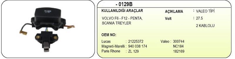 24V KÖMÜRLÜ KONJEKTÖR (2 KABLOLU) VOLVO