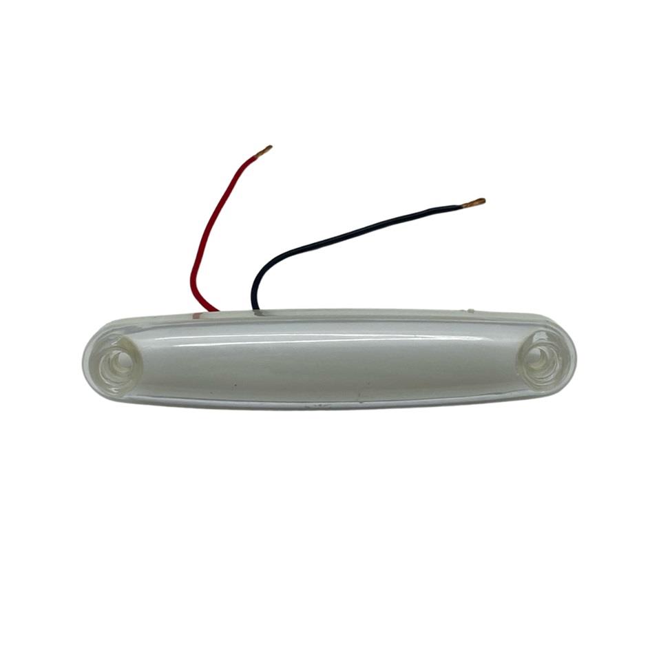 12V PARMAK LAMBA NEON LEDLİ BEYAZ (118*23 MM) 