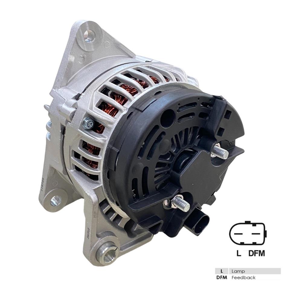 12V ALTERNATÖR DİNAMO BOSCH TİPİ 140 A (L-DFM) CITROEN-FIAT-FORD-IVECO-MERCEDES-MITSUBISHI-PEUGEOT-T