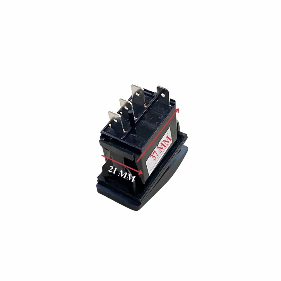 TUŞLU ANAHTAR ÇAPA IRGATI (4 FİŞ) (ÇİFT DEVRE) (12V 20A DC/24V 10A DC) MARİN