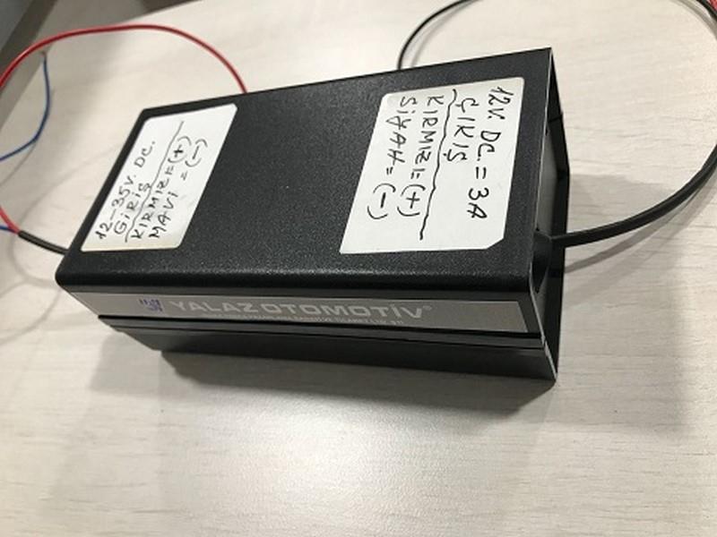 12V-35V DC GİRİŞ/12V DC ÇIKIŞ KONVERTÖR (VOLTAJ DÜŞÜRÜCÜ) (TRAFO)(ANAHTARLI-KUTULU) 3 A