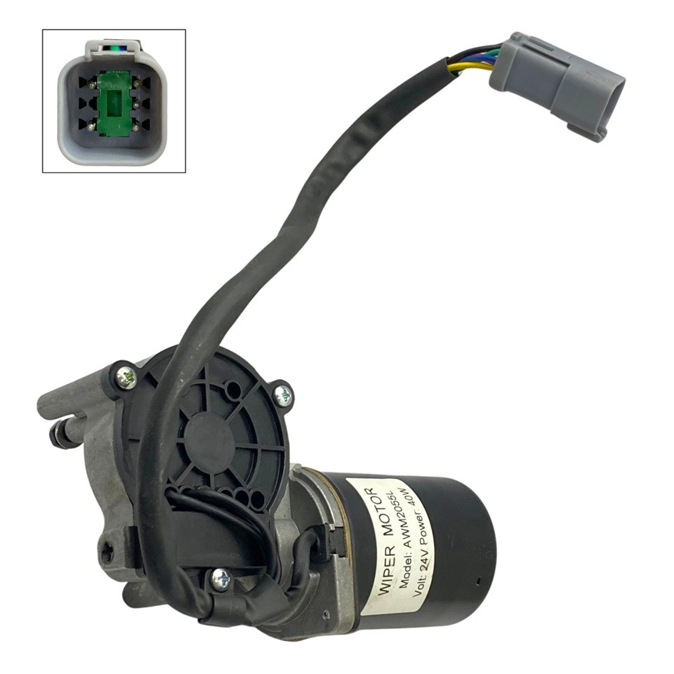 24V SİLECEK MOTORU (5 FİŞ) HITACHI ZAXIS ZX280-VOLVO İŞ MAKİNESİ