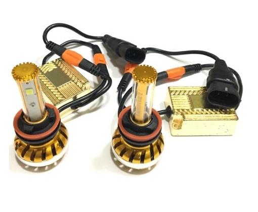 PREMIUM 12V-24V H11 LED XENON FAR AMPUL SETİ 6000K 30W (OSRAM CHIP LED) (BEYİNLİ)