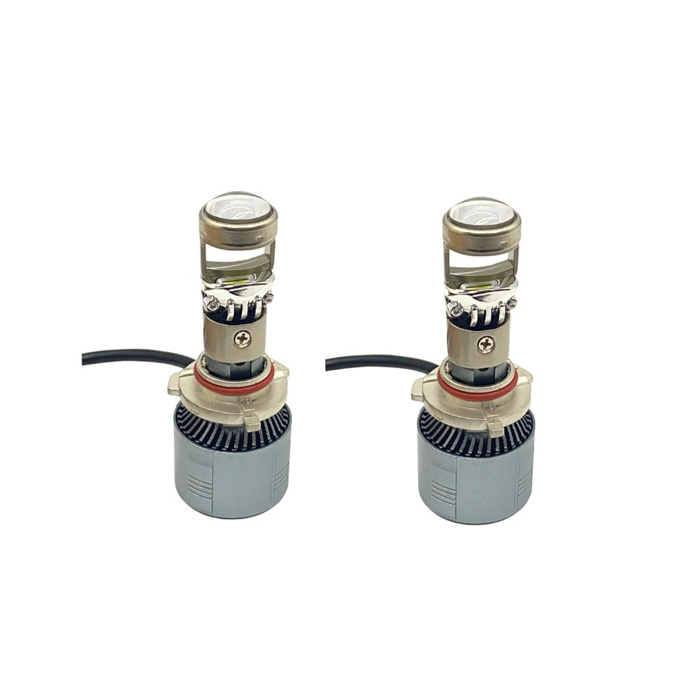 12V-24V HB3 9005 CSP LED XENON FAR AMPUL SETİ 6500K 18000 LÜMEN MERCEKLİ CANBUS