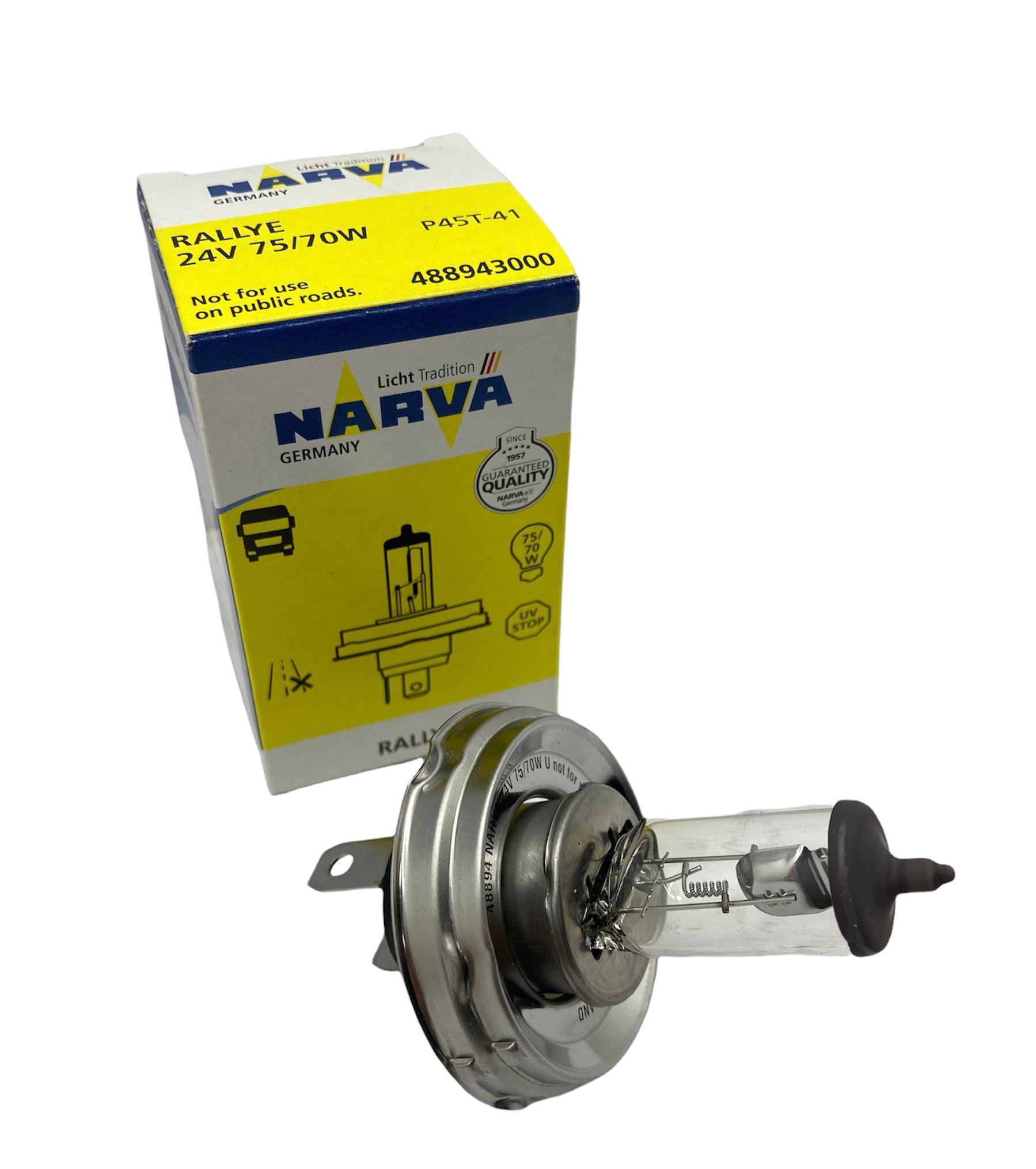 NARVA 24V H4 AMPUL 75/70W 45T 