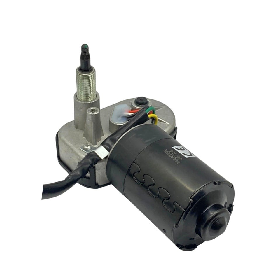 24V SİLECEK MOTORU TEK MİLLİ 90° KABİN