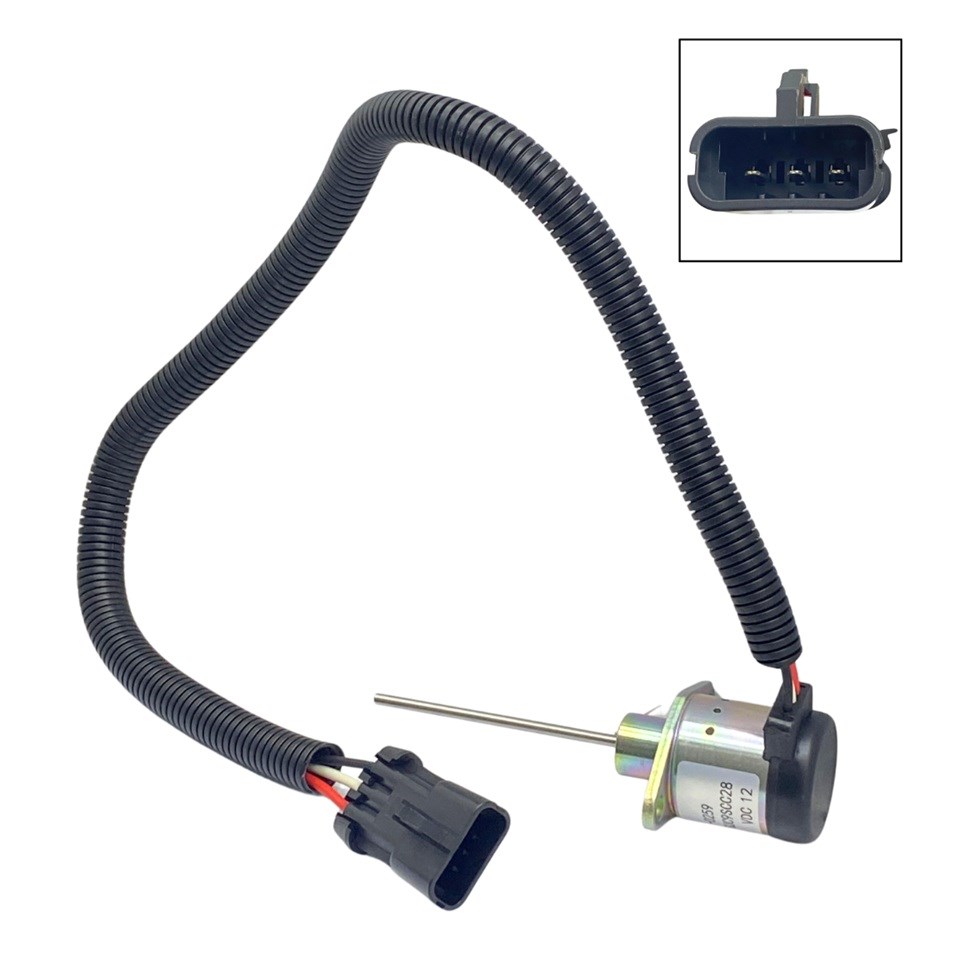 12V STOP SELENOİDİ KULAKLI CARRIER-YANMAR MOTOR-WOODWARD