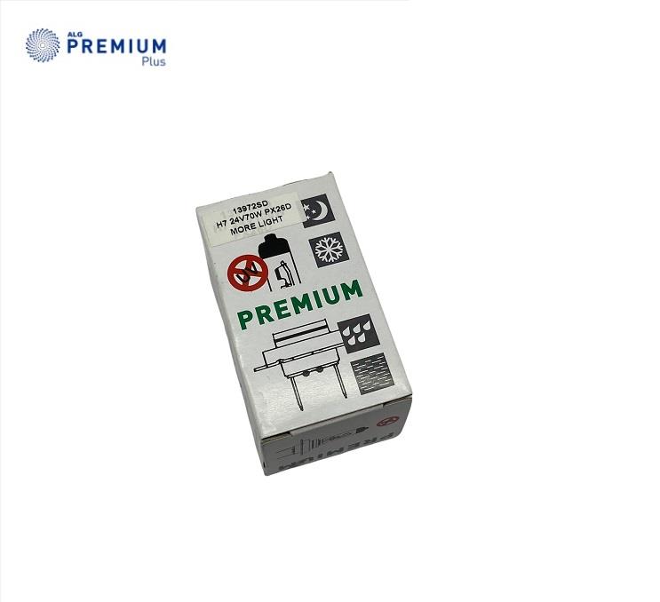 PREMIUM 24V H7 AMPUL 70W %30 FAZLA IŞIK SARSINTIYA DAYANIKLI QUARTZ CAM