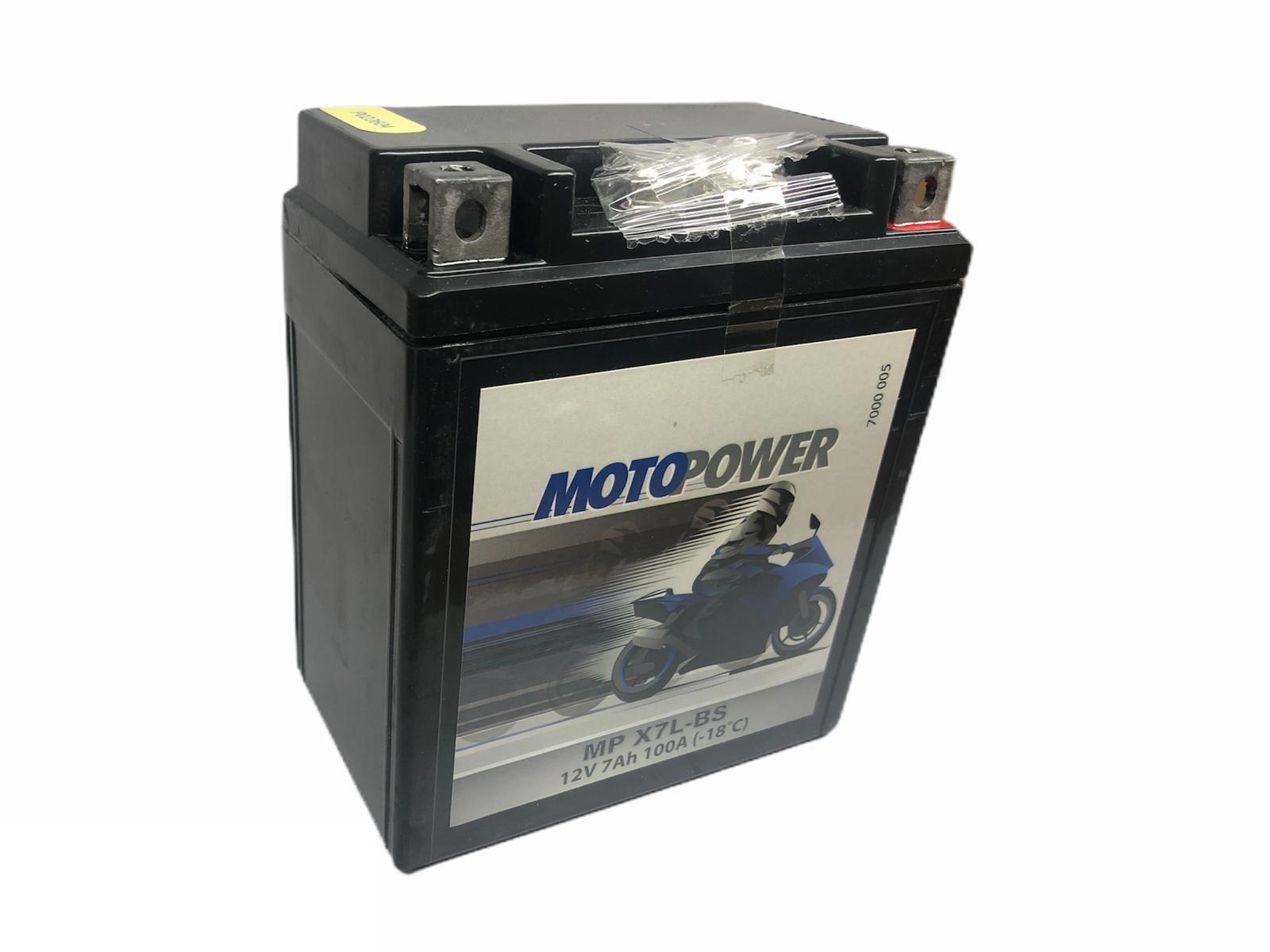 MOTOPOWER 12V 7 AH MOTOSİKLET AKÜSÜ 100 A (EN) (113*70*130) (MPX7L-BS) 