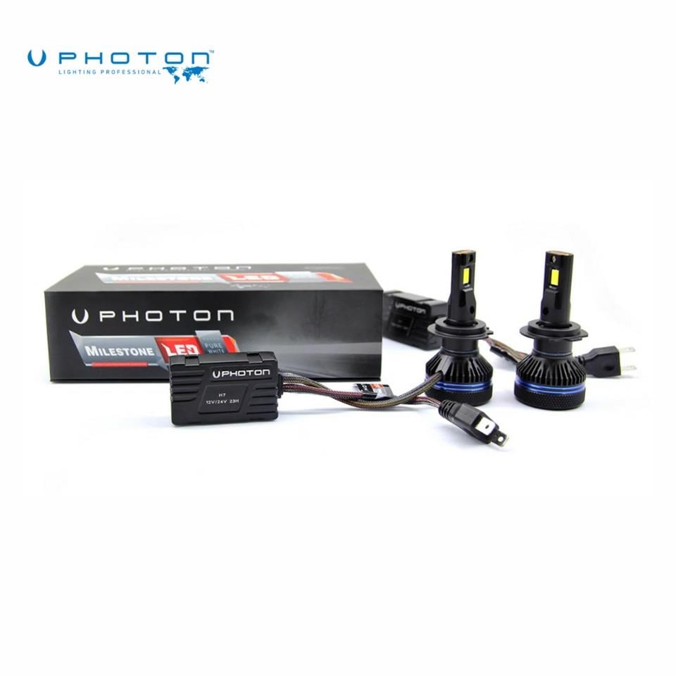 PHOTON 12V-24V H7 CSP LED XENON FAR AMPUL SETİ 6000K 15000 LÜMEN CANBUS
