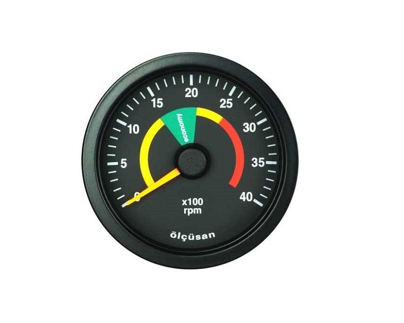ÖLÇÜSAN 12V DEVİR SAATİ 80 MM 4000 DEVİR (AYARLANABİLİR)