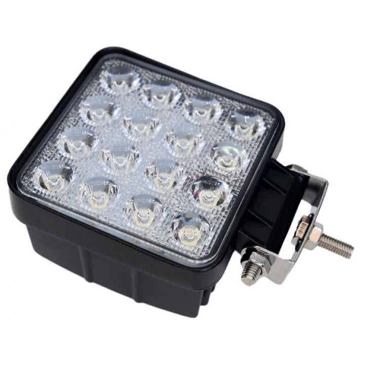 10V-30V ÇALIŞMA LAMBASI (16 X 3W POWER LEDLİ) KARE (108*108)