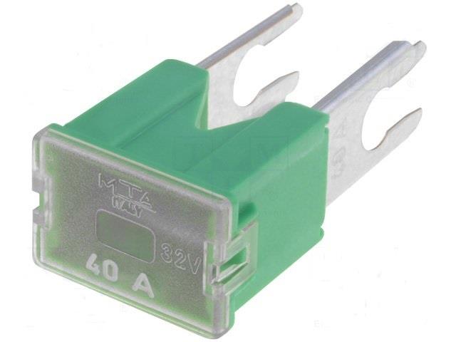 MTA AYAKLI SİGORTA YEŞİL 40 A (41*22 MM)