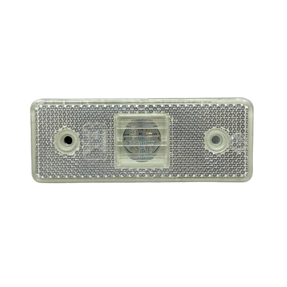 24V YAN SİNYAL LAMBASI SİDE MARKER (LEDLİ) (ŞEFFAF-MAVİ)