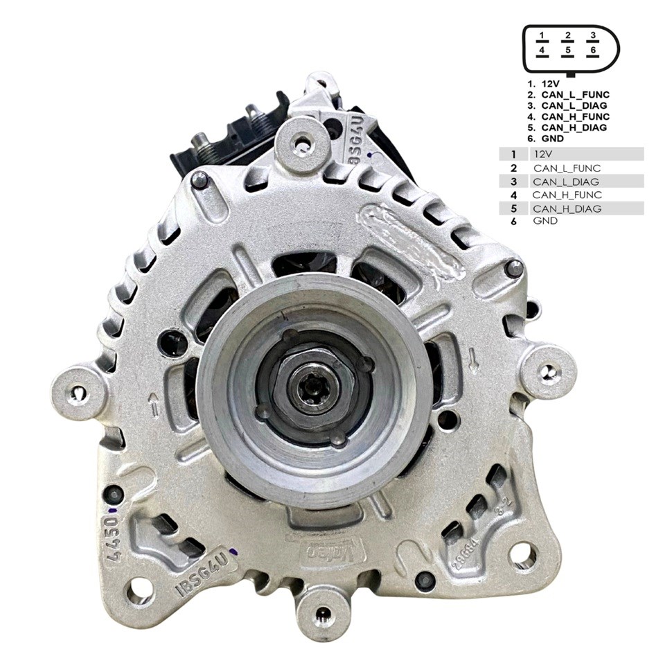 VALEO 48V ALTERNATÖR DİNAMO 250 A AUDI A3/Q3-CUPRA-SEAT LEON-SKODA OCTAVIA IV-VW GOLF VIII 2019 >