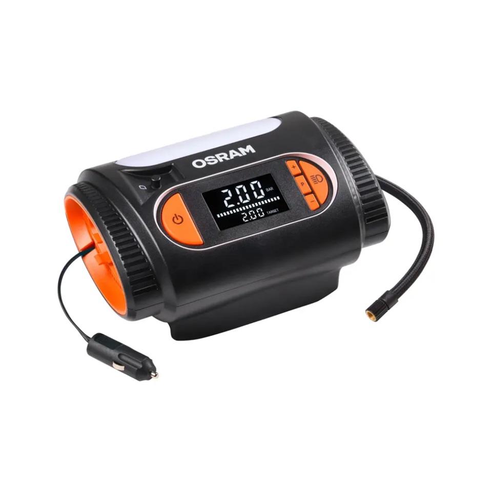 OSRAM 12V LASTİK ŞİŞİRME HAVA KOMPRESÖRÜ 180W (0-100 PSI / 0-6.9 BAR / 4 DK) (DİJİTAL)