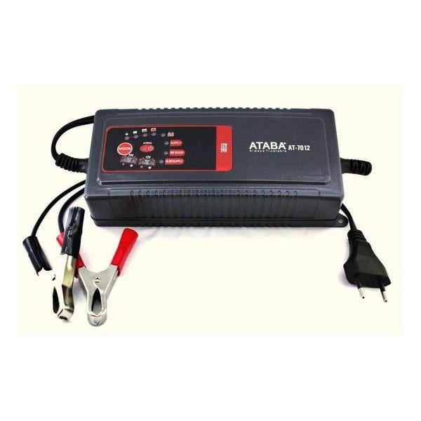 ATABA 12V-24V ŞARJ REDRESÖRÜ (AKÜ ŞARJ CİHAZI) OTOMATİK SWITCH MOD (12V-7 A / 24V-3.5 A) (+AGM)
