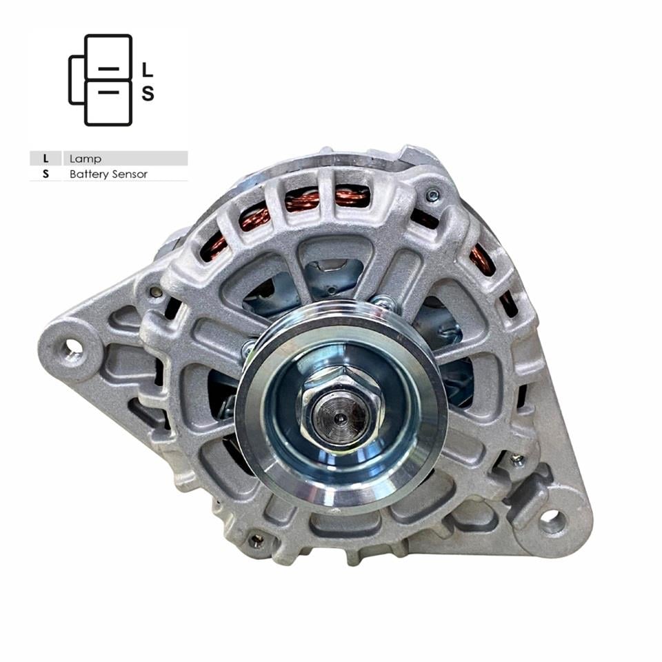 12V ALTERNATÖR DİNAMO 75 A (L-S) HYUNDAI ACCENT/ELENTRA/GETZ/LANTRA-KIA CERATO/SPORTAGE-PROTON
