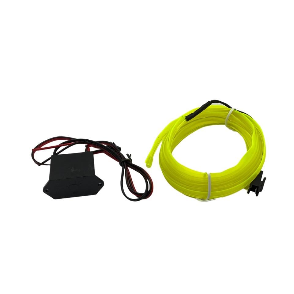12V NEON IŞIKLI KABLO SARI TEK RÖLELİ (2 MT)