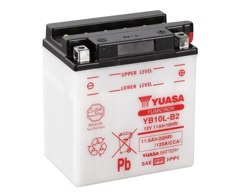 YUASA 12V 11 AH MOTOSİKLET AKÜSÜ 160A (EN) (136*91*146) (R) (YB10L-B2)