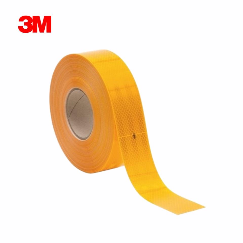 3M REFLEKTİF ŞERİT 55 MM SARI (SERT YUZEY) (1 MT FİYATIDIR)
