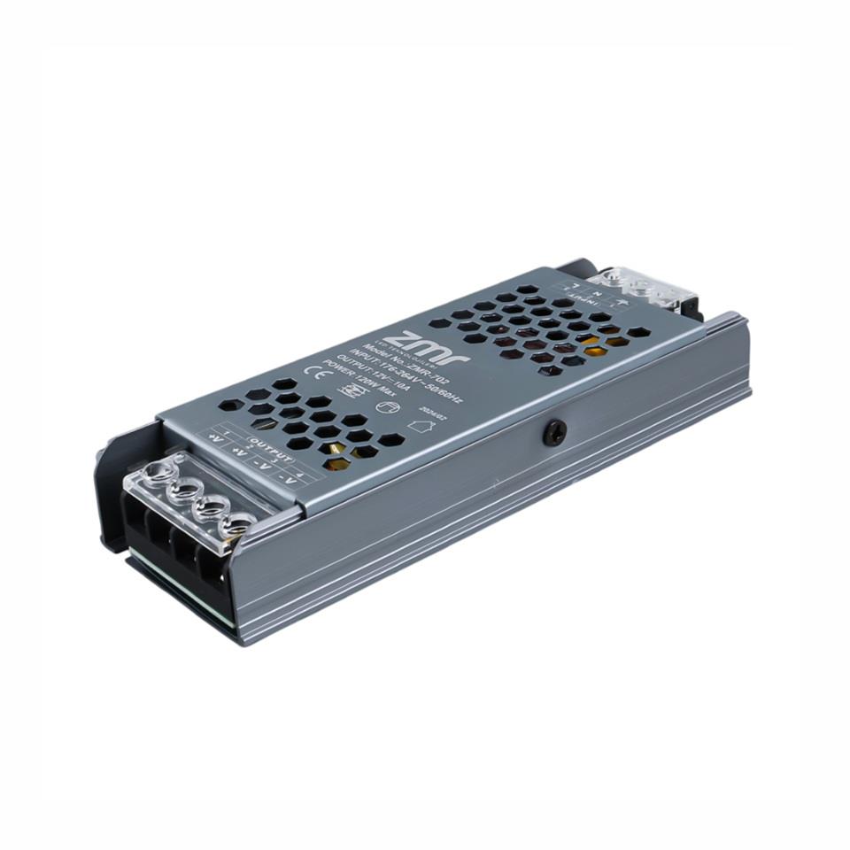 220V-240V AC GİRİŞ/12V DC ÇIKIŞ KONVERTÖR (VOLTAJ DÜŞÜRÜCÜ) (TRAFO) 10 A 120W (İNCE KUTULU) ZMR702