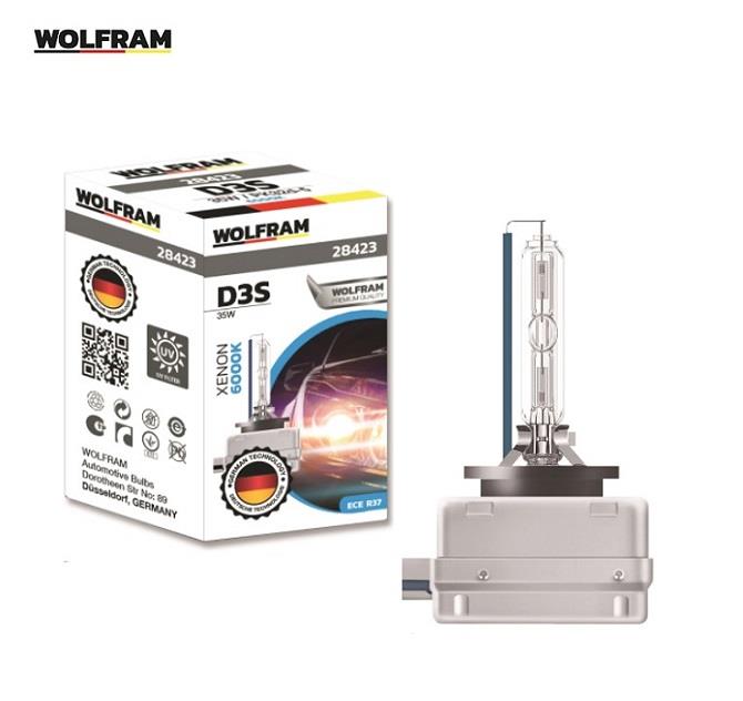 WOLFRAM 12V-85V XENON AMPUL D3S 35W 6000K GERMANY
