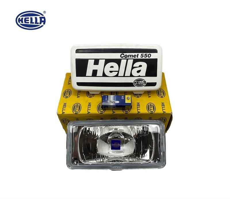 HELLA 12V SİS LAMBASI COMET 550 DİKDÖRTGEN (DELİCİ-SÜRÜCÜ) (AZ ÇİZGİLİ) (BEYAZ) (195*96 MM)