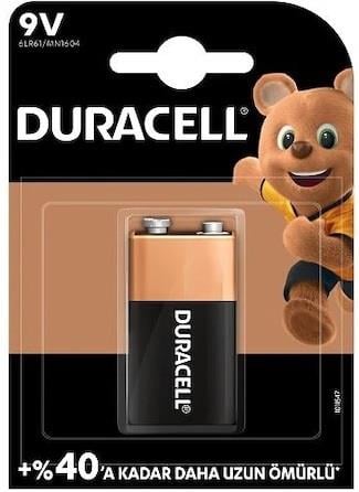 DURACELL 9V AKALIN PİL