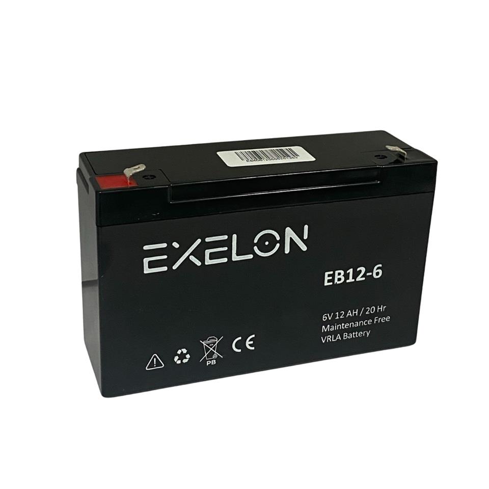 EXELON 6V 12 AH AKÜ KURU TİP (151*51*100) (1.65 KG) VRLA BATTERY